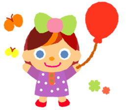 Daily life of animal and a friends. (e) sticker #9851617