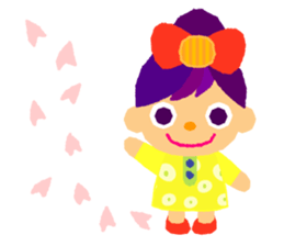 Daily life of animal and a friends. (e) sticker #9851618