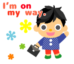 Daily life of animal and a friends. (e) sticker #9851619