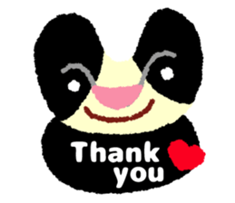 Daily life of animal and a friends. (e) sticker #9851623