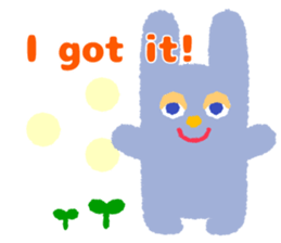 Daily life of animal and a friends. (e) sticker #9851625