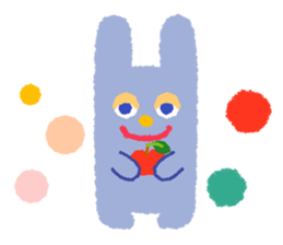 Daily life of animal and a friends. (e) sticker #9851627