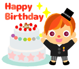 Daily life of animal and a friends. (e) sticker #9851632