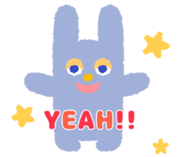 Daily life of animal and a friends. (e) sticker #9851633