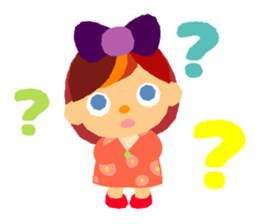 Daily life of animal and a friends. (e) sticker #9851637