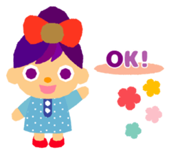 Daily life of animal and a friends. (e) sticker #9851642