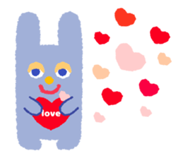 Daily life of animal and a friends. (e) sticker #9851645