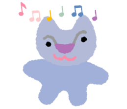 Daily life of animal and a friends. (e) sticker #9851654