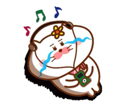 Hanachan karano tegami 4 sticker #9851760