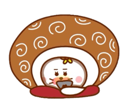 Hanachan karano tegami 4 sticker #9851767