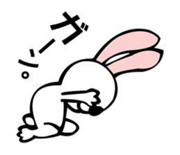 White and black of the song sticker #9852061