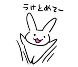 Heart rabbit. sticker #9852218