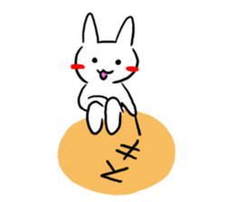 Heart rabbit. sticker #9852223