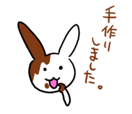 Heart rabbit. sticker #9852251