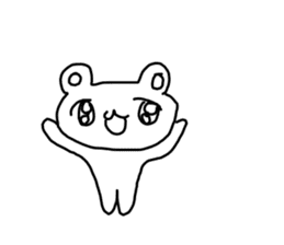The unmotivated transparent bear sticker #9852297