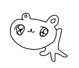 The unmotivated transparent bear sticker #9852299