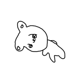 The unmotivated transparent bear sticker #9852301