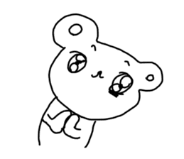 The unmotivated transparent bear sticker #9852306