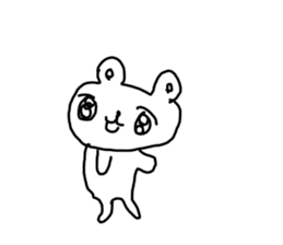 The unmotivated transparent bear sticker #9852309