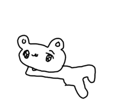The unmotivated transparent bear sticker #9852311