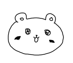 The unmotivated transparent bear sticker #9852315