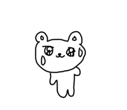 The unmotivated transparent bear sticker #9852316