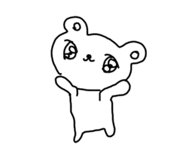 The unmotivated transparent bear sticker #9852319