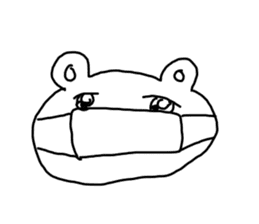 The unmotivated transparent bear sticker #9852321