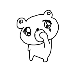 The unmotivated transparent bear sticker #9852324