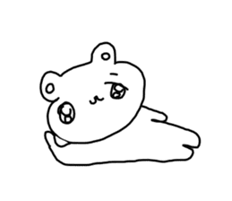 The unmotivated transparent bear sticker #9852325