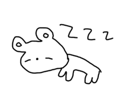 The unmotivated transparent bear sticker #9852326