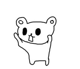 The unmotivated transparent bear sticker #9852330