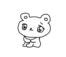 The unmotivated transparent bear sticker #9852334