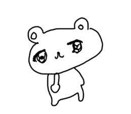 The unmotivated transparent bear sticker #9852335