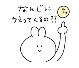 rabbit is enjoying 6 sticker #9852336