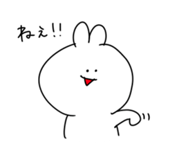 rabbit is enjoying 6 sticker #9852345