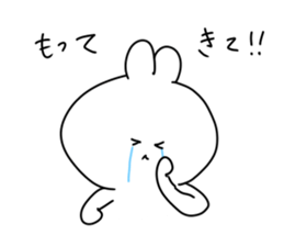 rabbit is enjoying 6 sticker #9852347