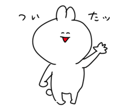 rabbit is enjoying 6 sticker #9852356