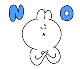 rabbit is enjoying 6 sticker #9852361