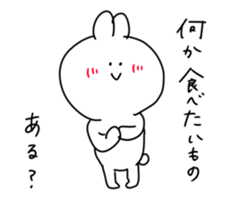 rabbit is enjoying 6 sticker #9852367