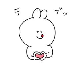 rabbit is enjoying 6 sticker #9852370