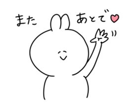 rabbit is enjoying 6 sticker #9852373