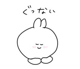 rabbit is enjoying 6 sticker #9852374