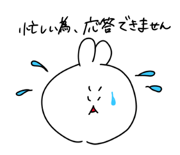 rabbit is enjoying 6 sticker #9852375