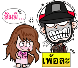 Police 's Girlfriend sticker #9852378