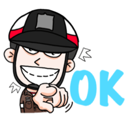 Police 's Girlfriend sticker #9852385