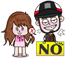 Police 's Girlfriend sticker #9852386