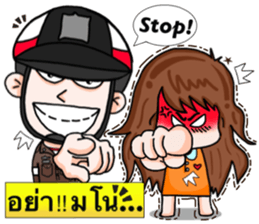 Police 's Girlfriend sticker #9852387