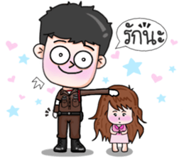 Police 's Girlfriend sticker #9852402