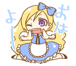 Alice and daily conversation sticker #9852459